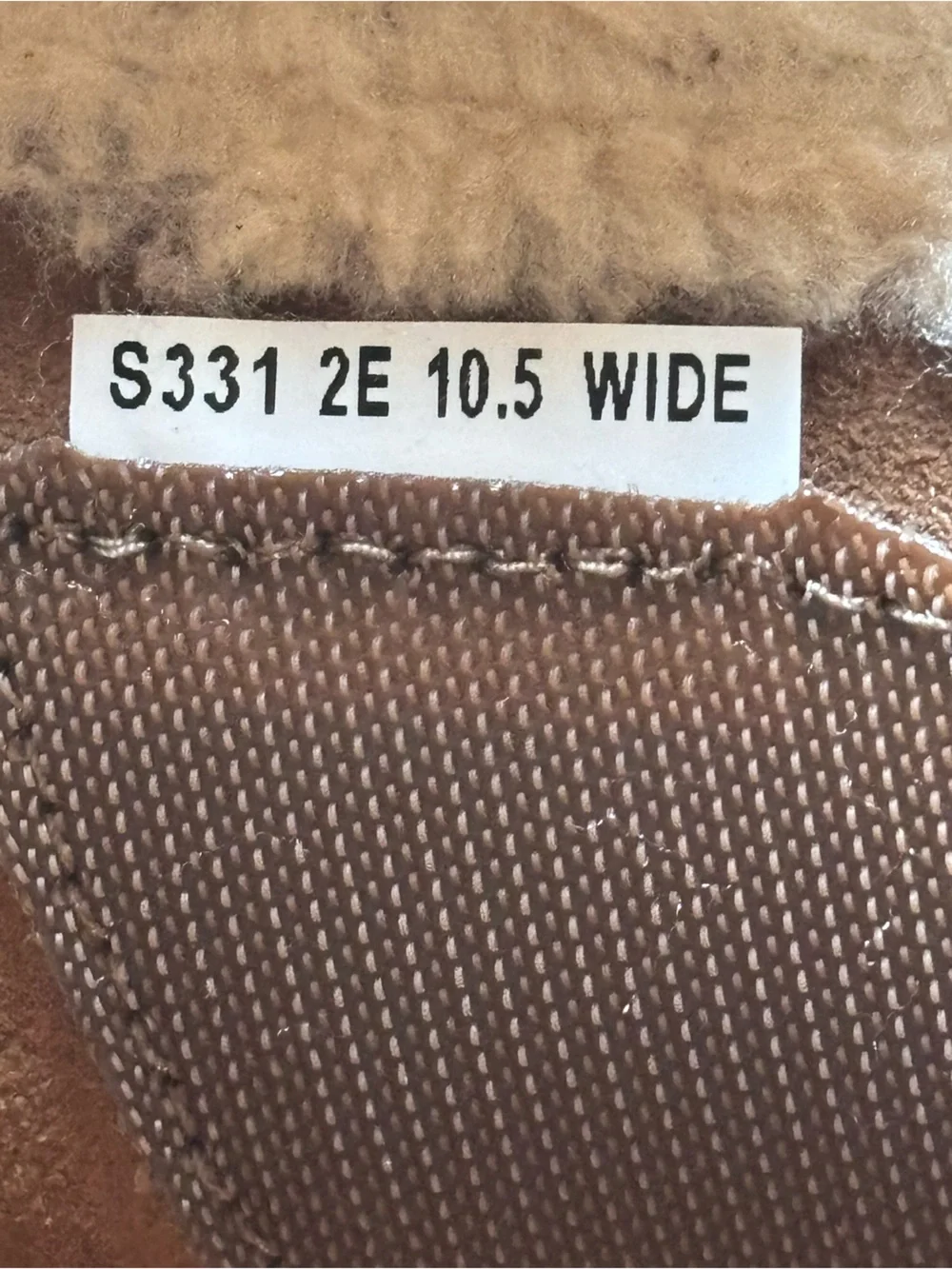 Orthofeet Asheville Men’s Orthopedic Tan Suede Faux Fur-Lined Slip-On Slippers
